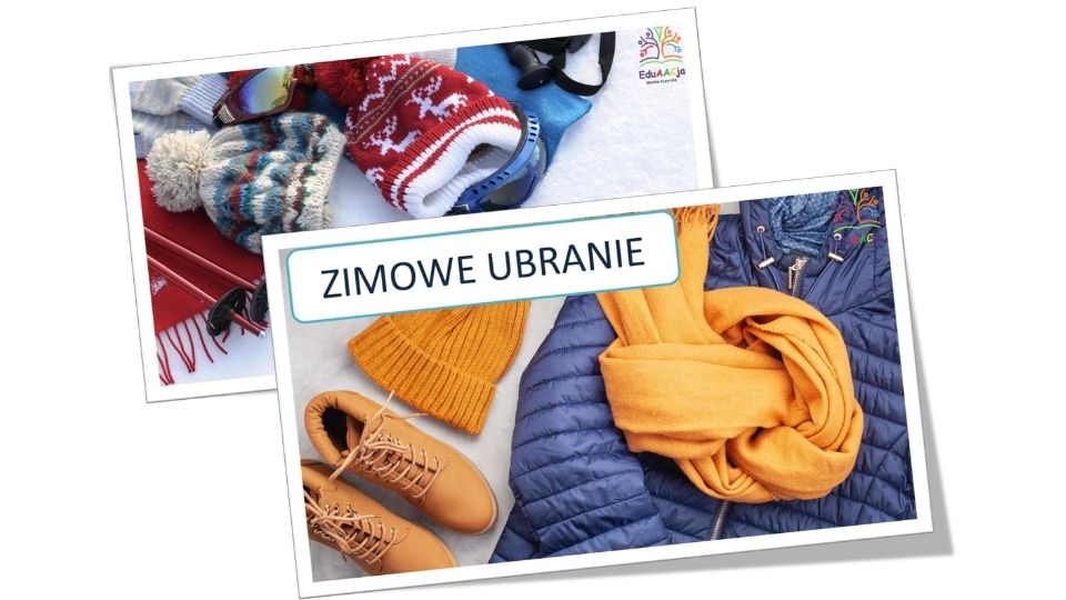 zimowe ubrania prezentacja eduaacja aac