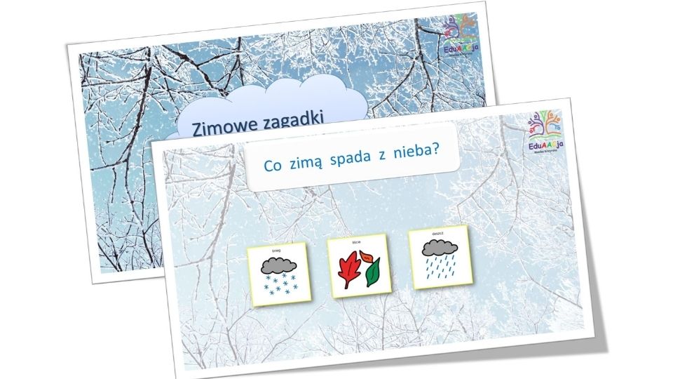 zimowe zagadki eduaacja