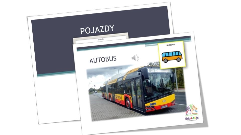 dźwięki pojazdy eduaacja aac