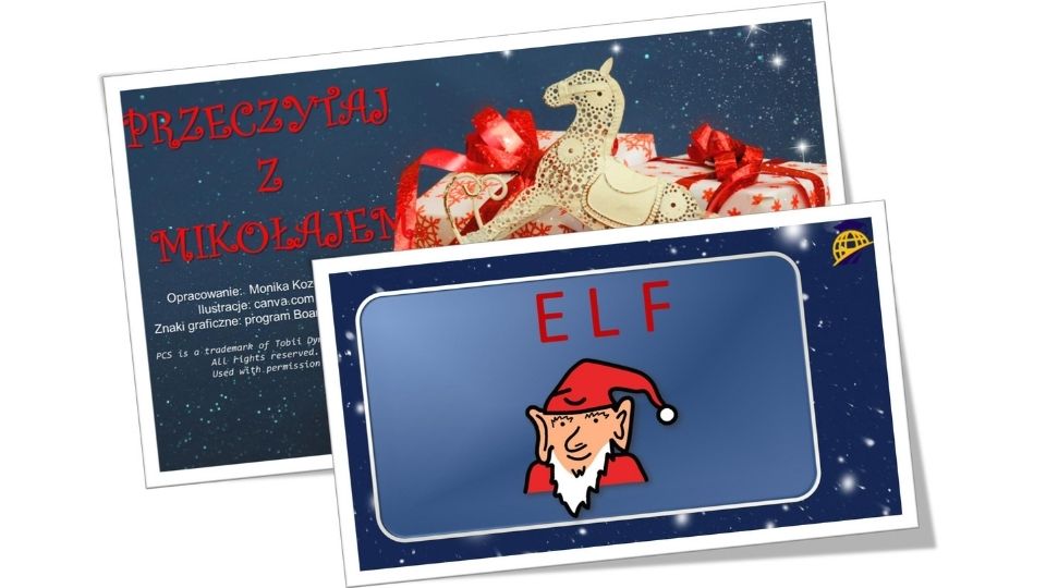 co robi mikołaj czytanie eduaacja pcs litery
