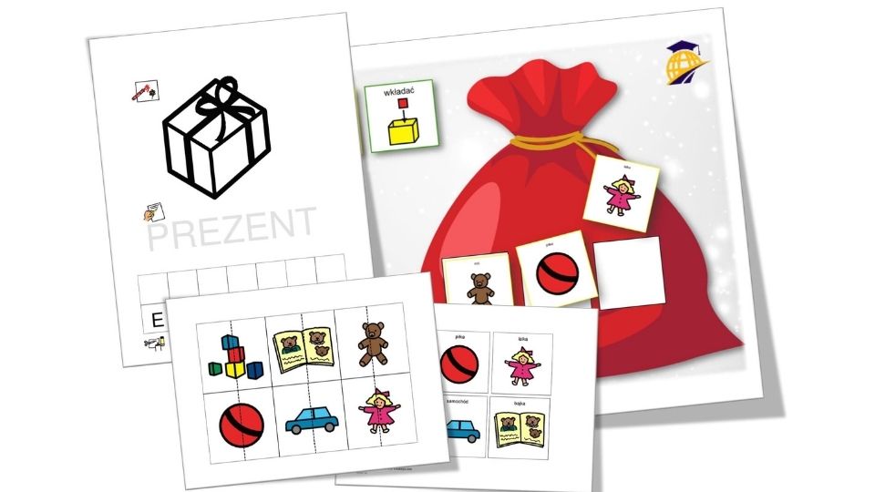 karty pracy worek mikołaja eduaacja
