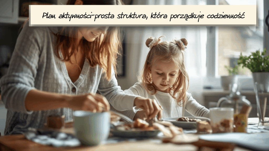 Plan aktywności- prosta struktura, która porządkuje codzienność