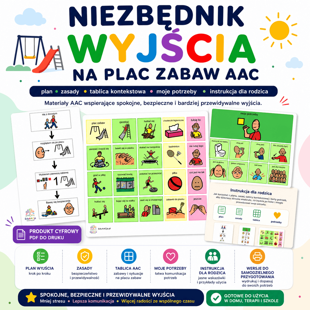 Niezbędnik wyjścia na plac zabaw AAC