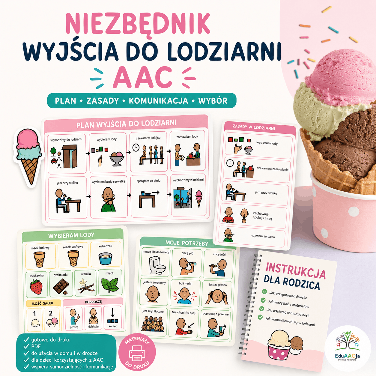 Niezbędnik wyjścia na lody AAC